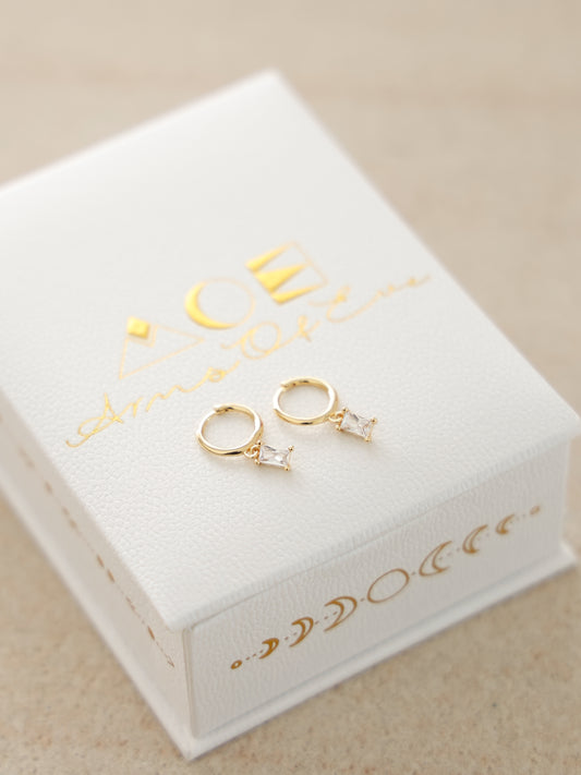 Arms of Eve Pip Charm Earrings in Gold