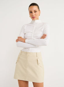 Anna Quan Rayne Skirt in Slate