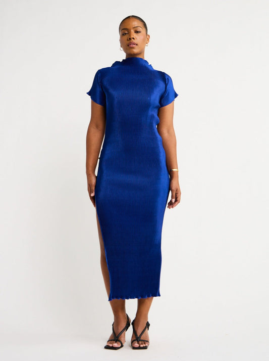 Lidee London Cocktail Dress in Regal Blue