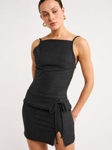 Bec and Bridge Tali Belted Mini Dress in Check