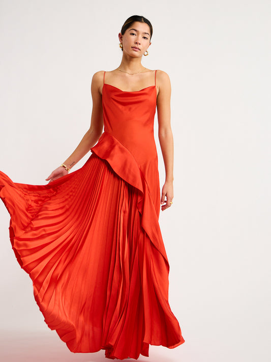 Acler Osullivan Dress in Scarlet