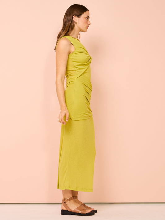 Third Form Wind Through Tank Dress in Lime Coco & Lola Third Form Wind Through Tank Dress in Lime Coco & Lola