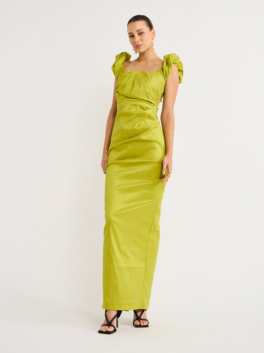 Rachel Gilbert Kalina Gown in Green Coco & Lola Rachel Gilbert Kalina Gown in Green Coco & Lola