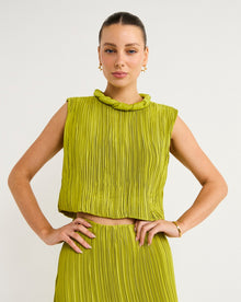 Rachel Gilbert Ziara Top in Green