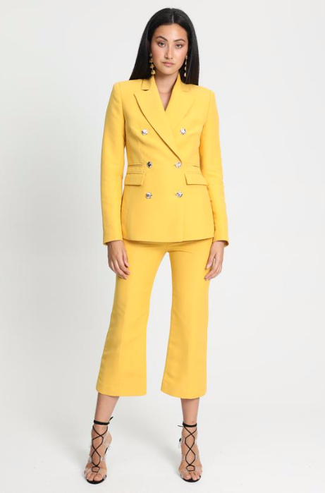 Vestire Fight Club Blazer in Yellow