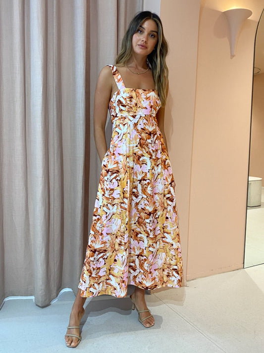 Acler Withington Dress in Lilac Brush