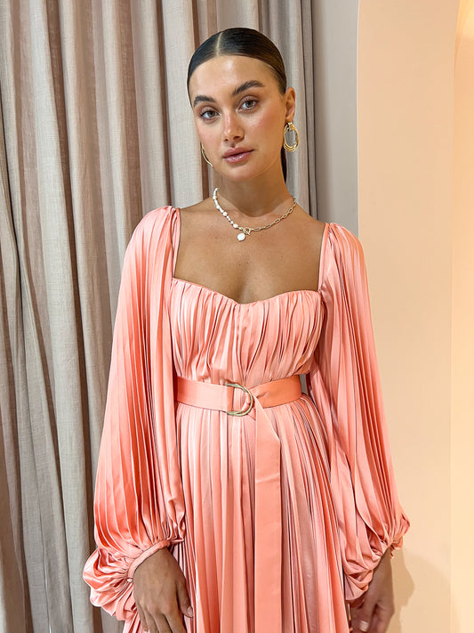 Acler Lothair Dress in Coral