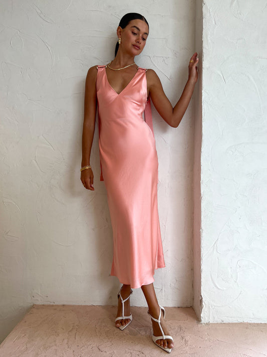 Acler Wycombe Dress in Coral