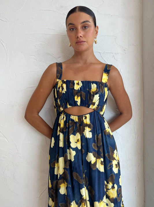 Acler Luddenham Dress in Floral Posy Print