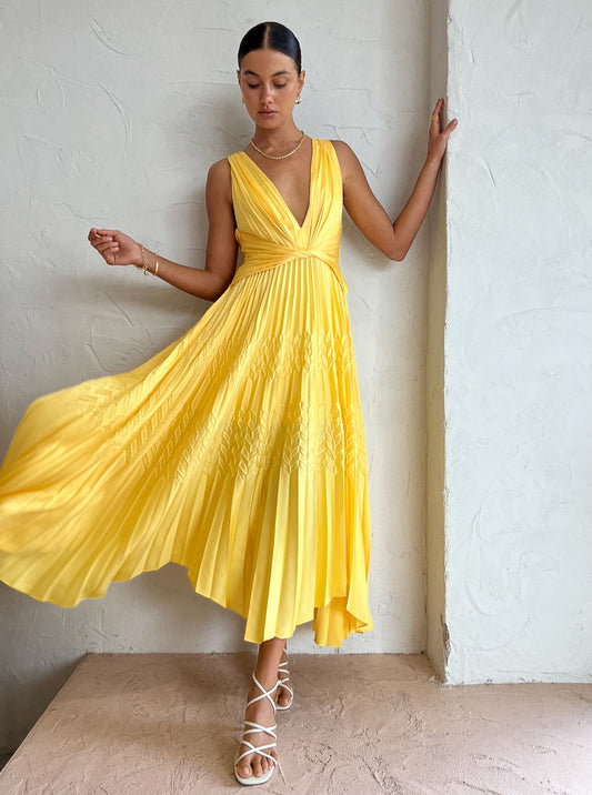 Acler Bettencourt Dress in Sunshine