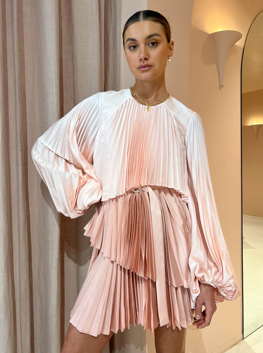 Acler Barnard Dress in Gradient Pink