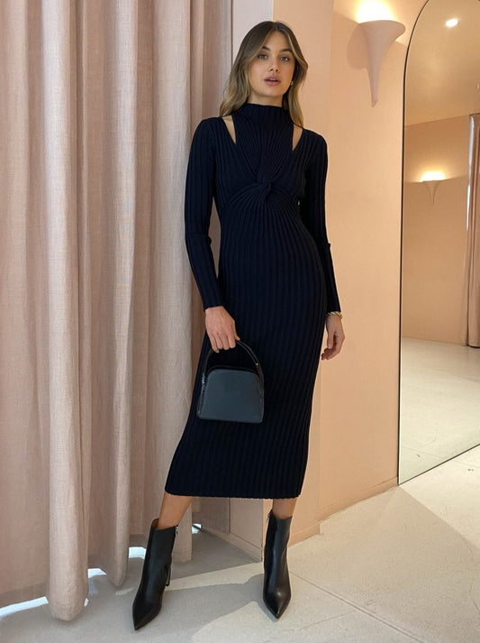 Acler Collins Dress in Black Coco & Lola Acler Collins Dress in Black Coco & Lola