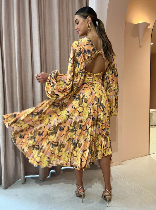 Acler Palms Dress in Kaleidoscope Floral – Coco & Lola