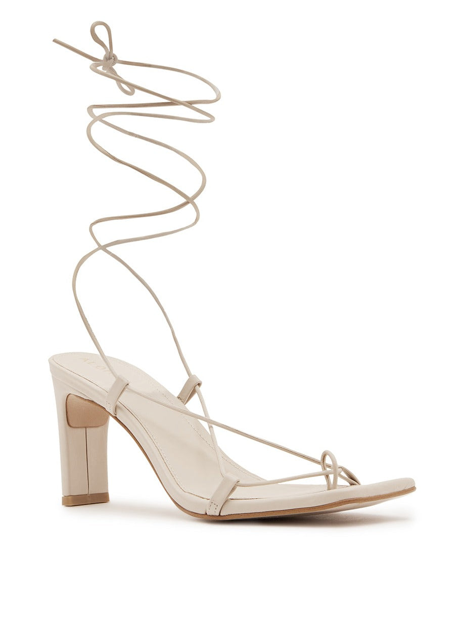 Alohas Bellini Heel in Ivory Coco Lola