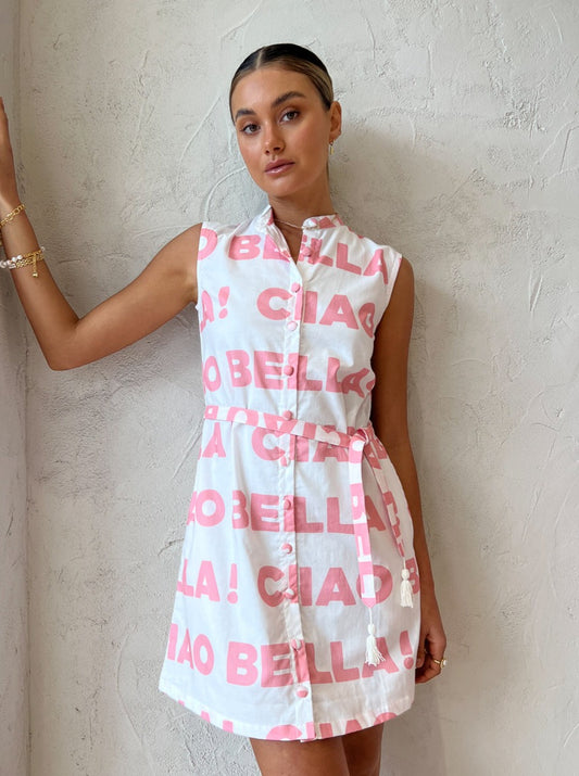 Ambra Maddalena Piper Mini Dress in Ciao Bella