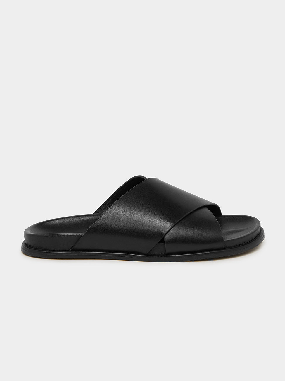 Assembly Label Crossover Slide in Black – Coco & Lola