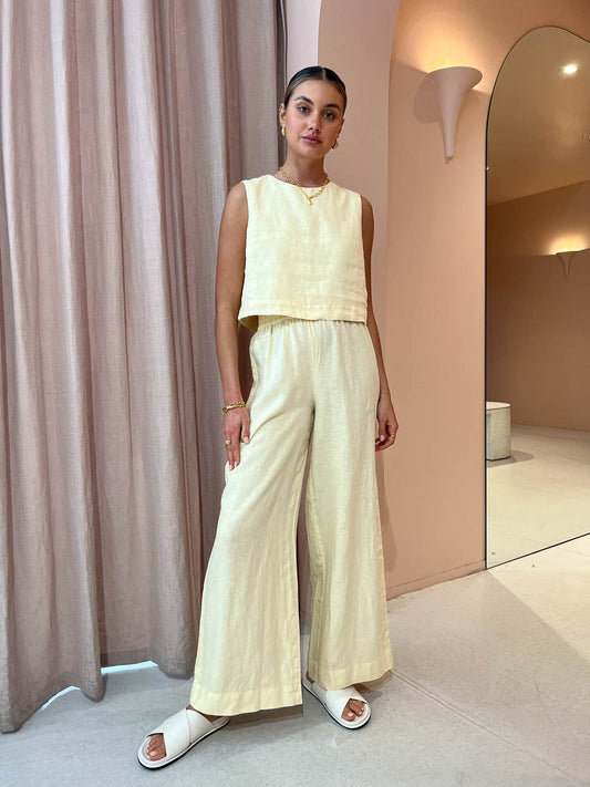 Assembly Label Nilsa Pant in Lemon
