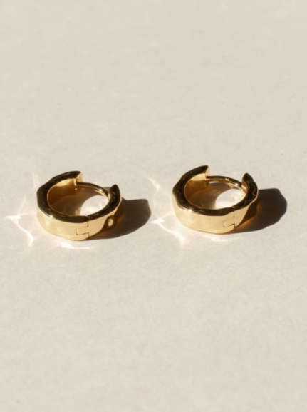 Brie Leon Frida Solid Sleeper Earrings in Gold