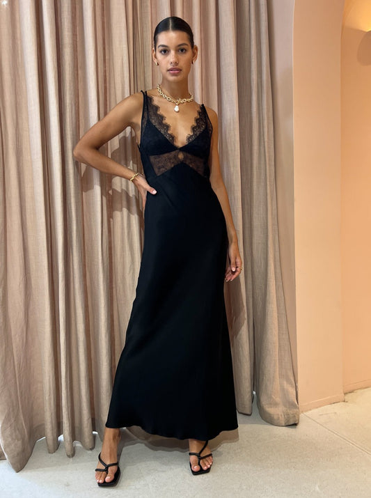 Bec and Bridge Lucille Lace Maxi Dress in Black Coco & Lola Bec and Bridge Lucille Lace Maxi Dress in Black Coco & Lola
