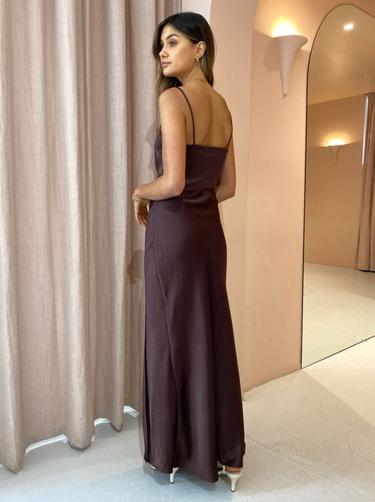 Bec and Bridge Nadia Maxi Dress in Chocolate Coco & Lola Bec and Bridge Nadia Maxi Dress in Chocolate Coco & Lola