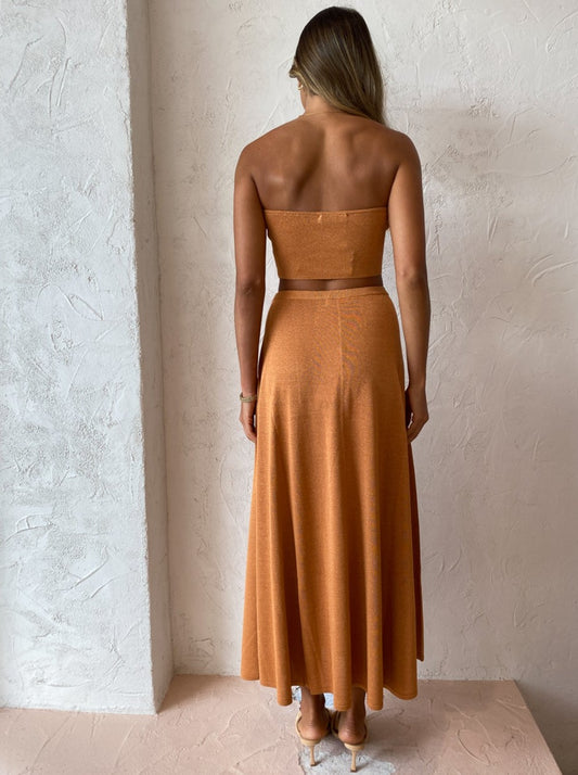 Bec and Bridge Indya Knit Maxi Skirt in Desert Sun Coco & Lola Bec and Bridge Indya Knit Maxi Skirt in Desert Sun Coco & Lola