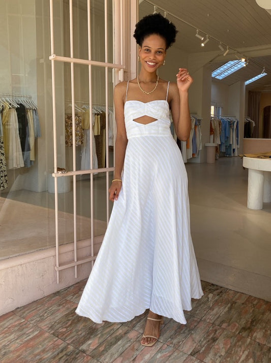 Bec and Bridge Provincial Maxi Dress in Ivory Coco & Lola Bec and Bridge Provincial Maxi Dress in Ivory Coco & Lola