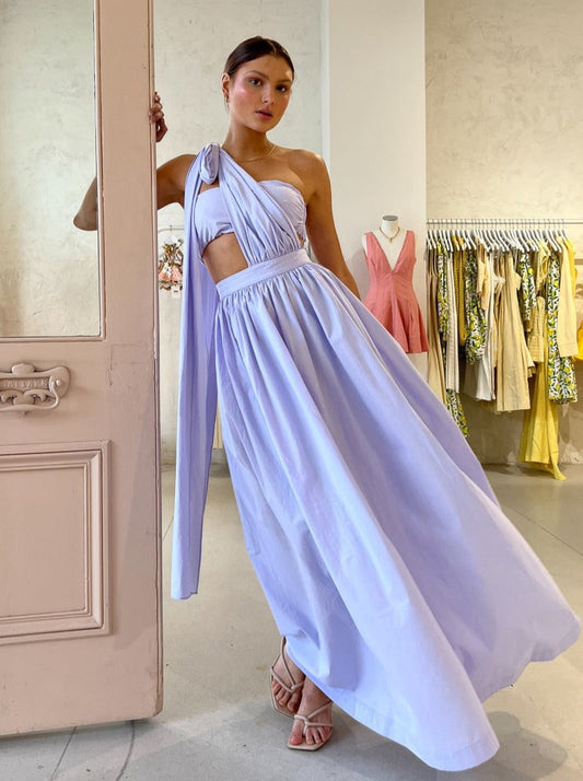 Bondi Born St Tropez Long Dress in Lavender – Coco & Lola