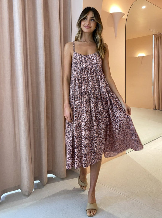 By Johnny Acacia Midi Dress in Spring Floral