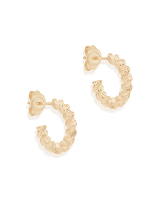 By Charlotte Divine Fate Small Hoops in Gold