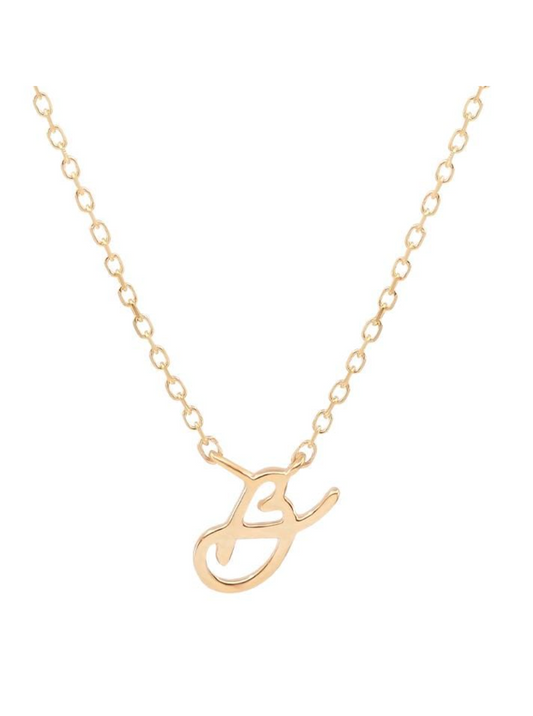 By Charlotte 14k Gold Love B Necklace in Gold