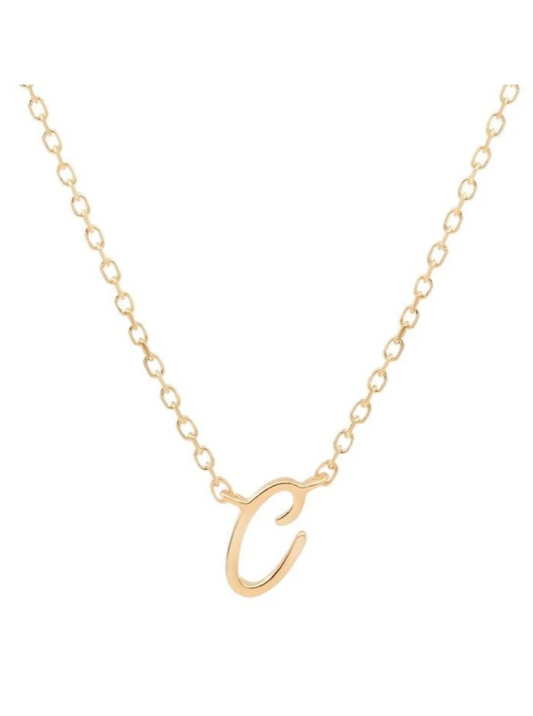 By Charlotte 14k Gold Love C Necklace in Gold