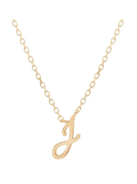 By Charlotte 14k Gold Love J Necklace in Gold