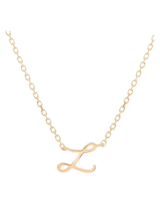 By Charlotte 14k Gold Love L Necklace in Gold