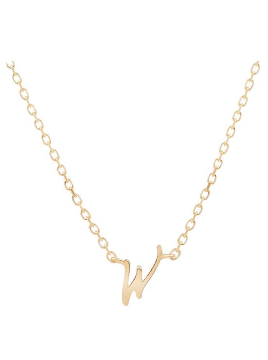 By Charlotte 14k Gold Love W Necklace in Gold