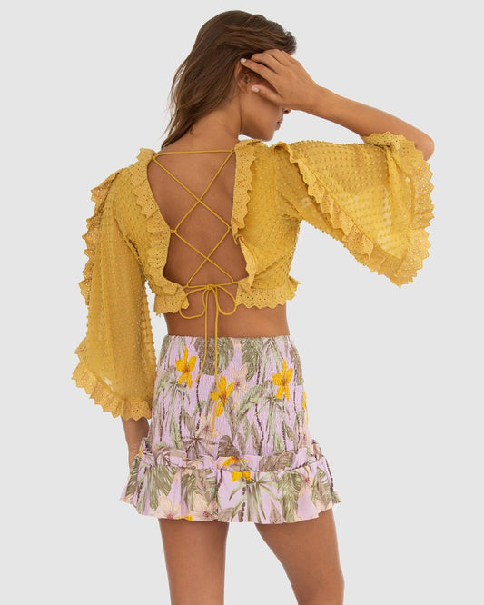 Carver Abella Top in Lemon