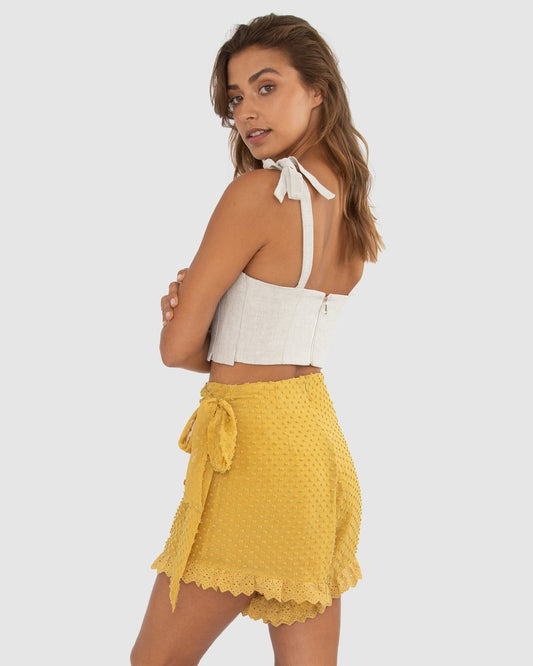 Carver Abella Skort in Lemon