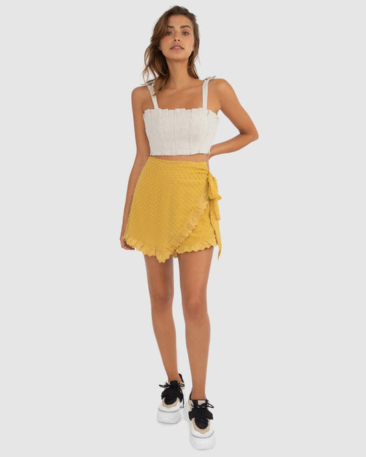 Carver Abella Skort in Lemon