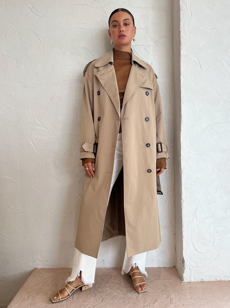 Camilla And Marc Evans Trench EVANS TRENCH COAT (DARK CHOCOLATE