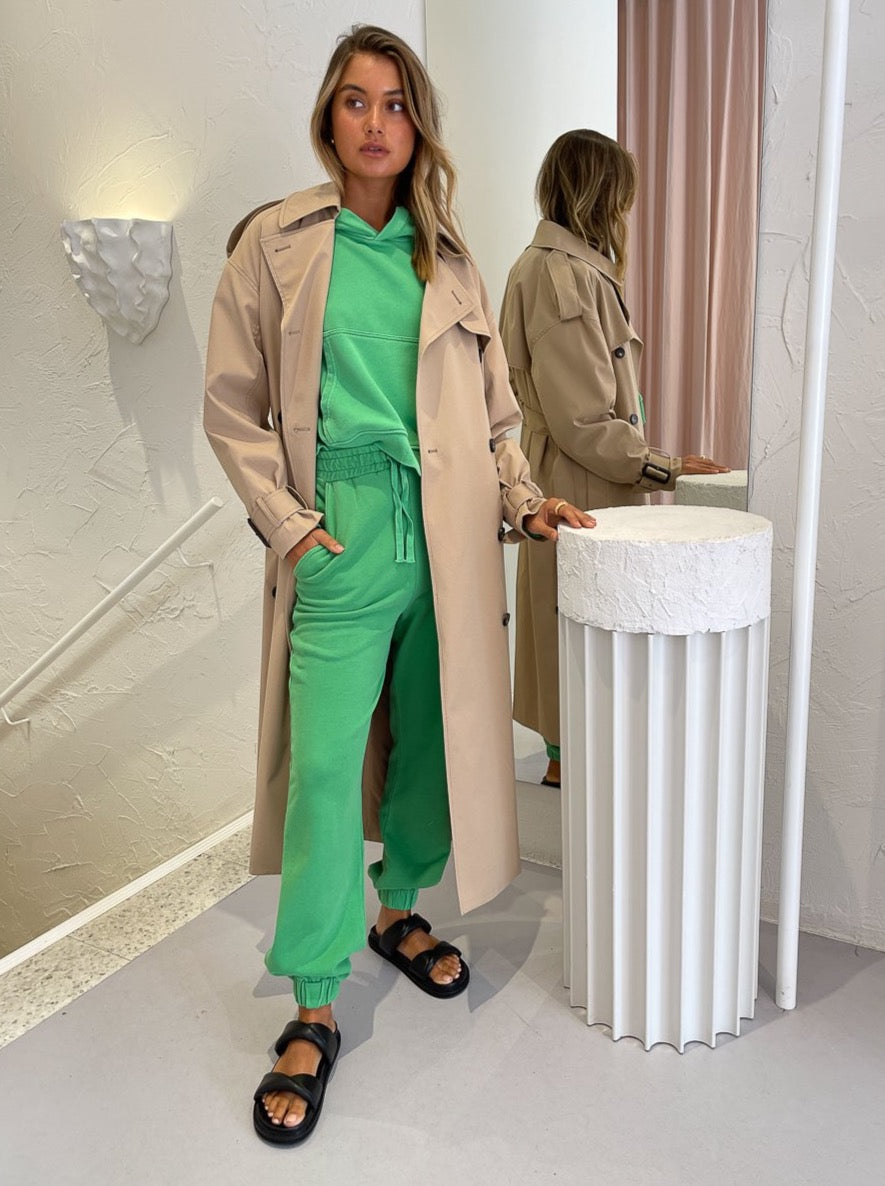 camilla and marc jordan logo hoodie green