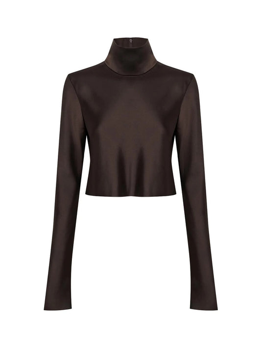 Camilla and Marc Sorrell Top in Chocolate