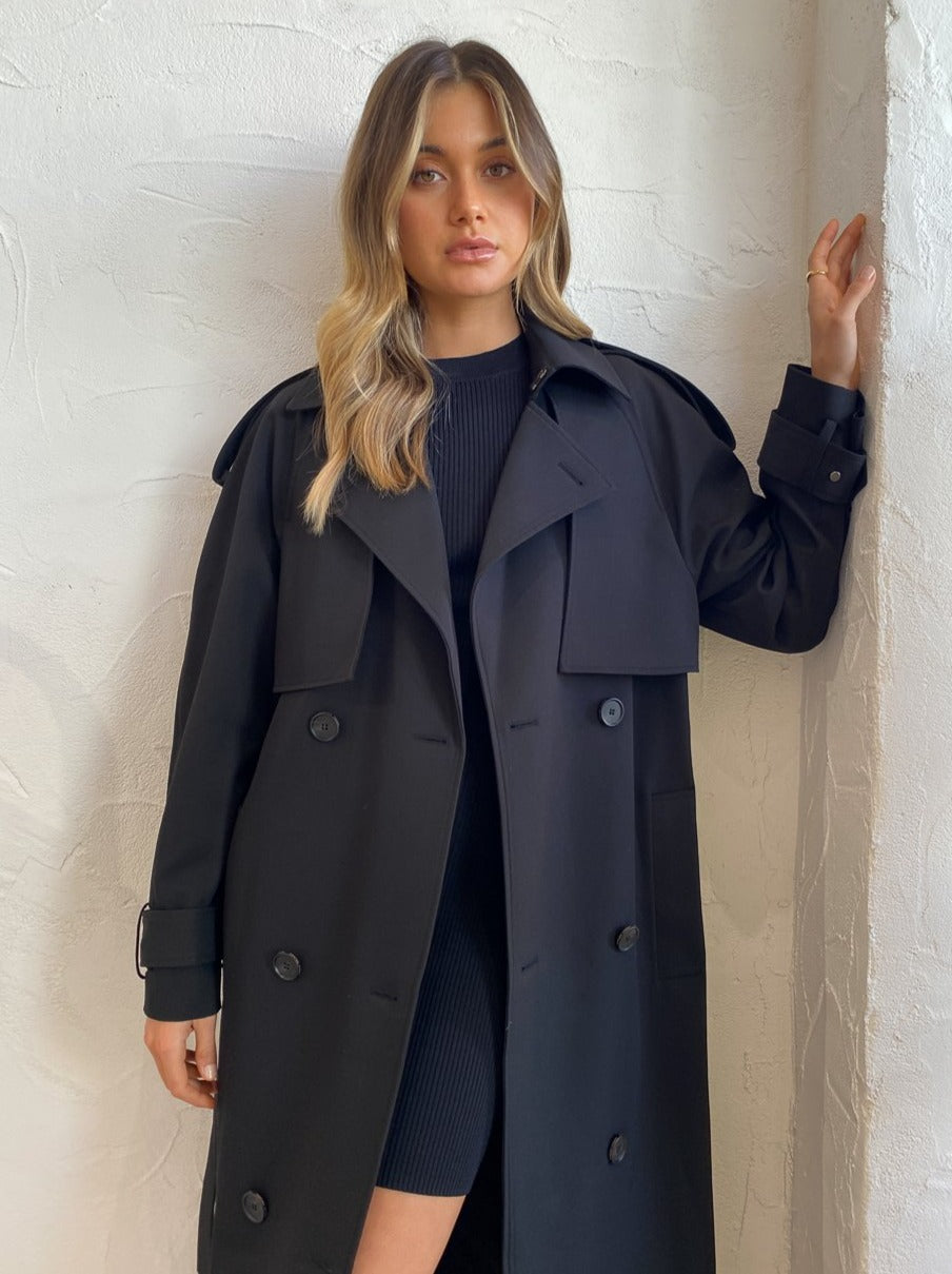 Camilla and Marc Lomela Trench Coat in Black – Coco & Lola Camilla and Marc Lomela Trench Coat in Black – Coco & Lola