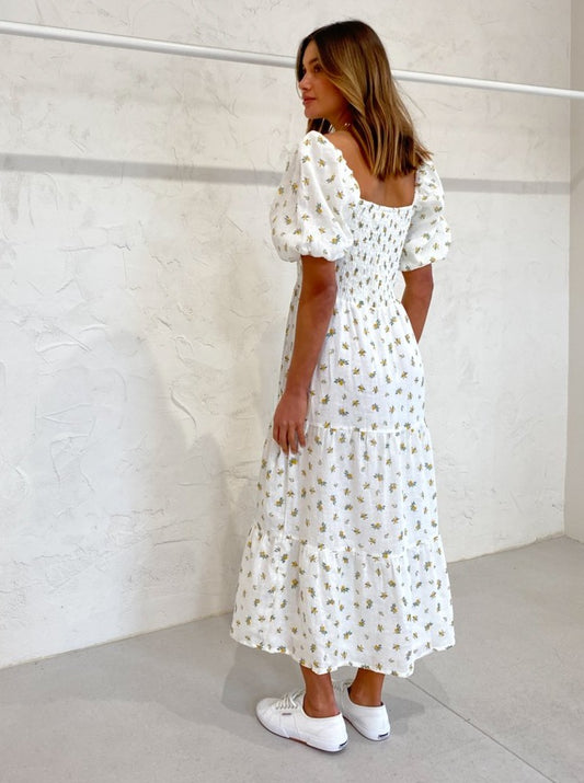 Faithfull the Brand Gianna Midi Dress in Carrie Floral Print – Coco & Lola
