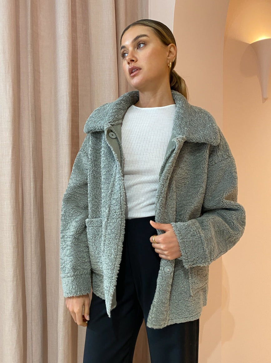Friends with Frank The Mimi Jacket in Sage – Coco & Lola