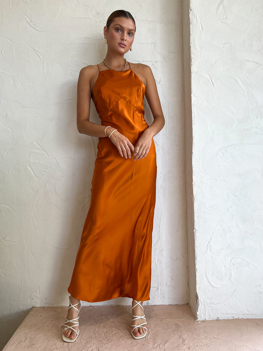 Ginia Sunset Maxi Dress in Sunset
