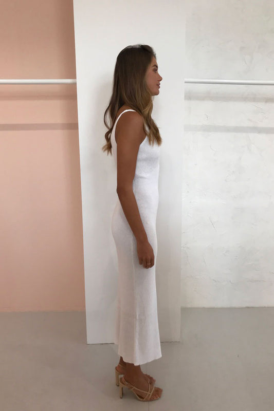 Bec and Bridge Sandy Midi Knit Dress in Ivory – Coco & Lola