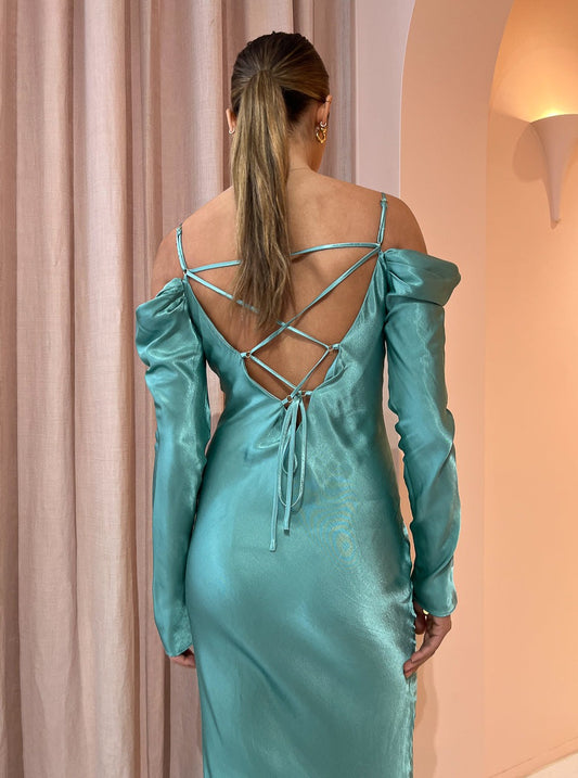 Issy Sereia Dress in Aquamarine