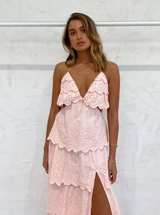 issy summer chant dress Breeze Mini Issy Summer Chant Dress Pink