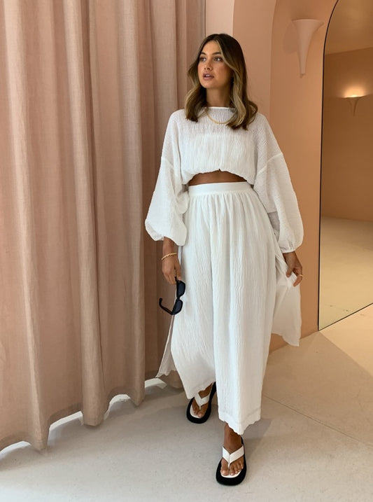 Issy Seraph Skirt in White