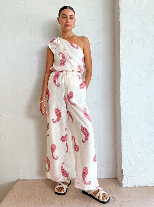 Kate Ford Dion Silk Pant in Multi