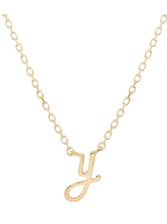 By Charlotte 14k Gold Love Y Necklace in Gold